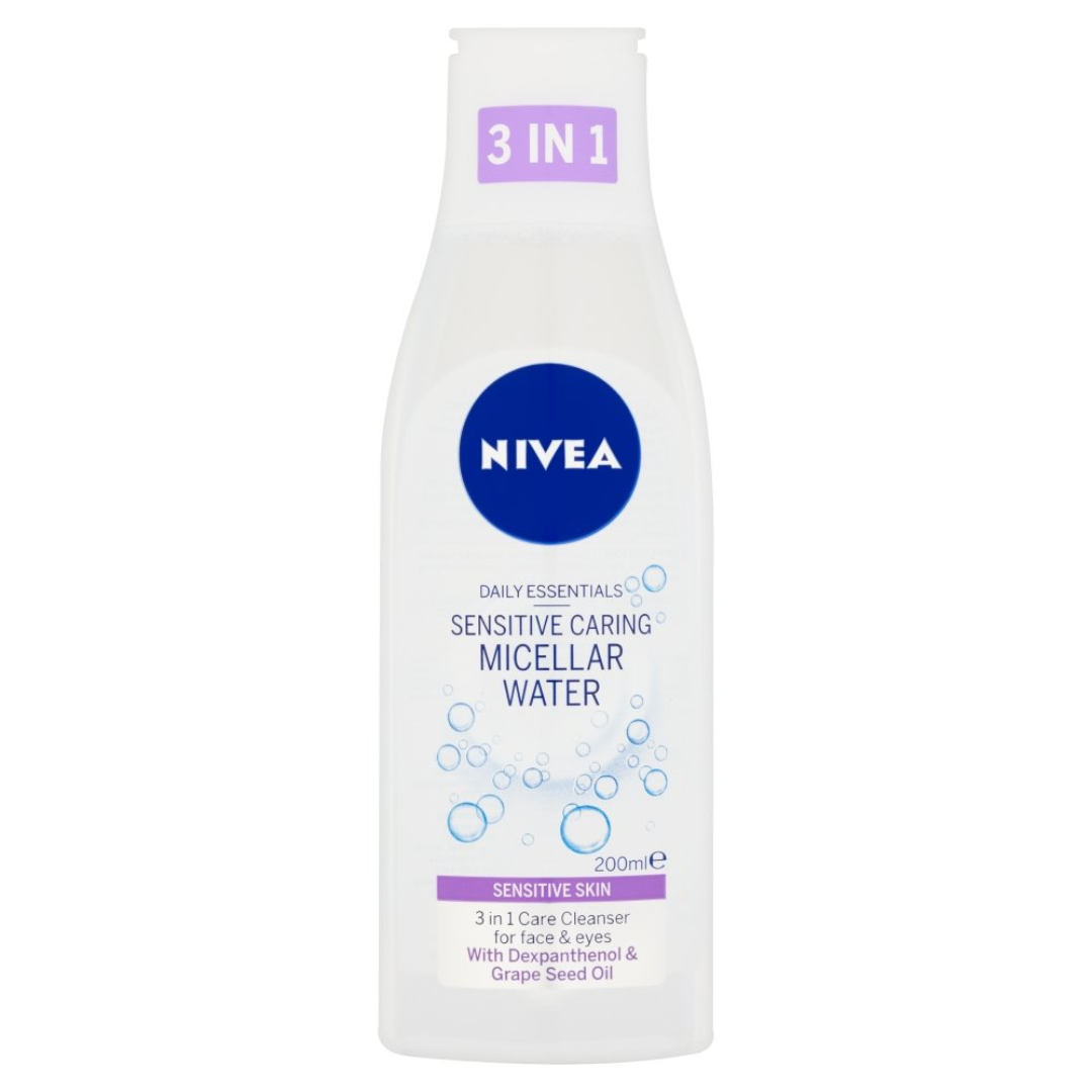 Nivea Daily Essentials 3 In 1 Sensitive Caring Micellar Water, 200ml