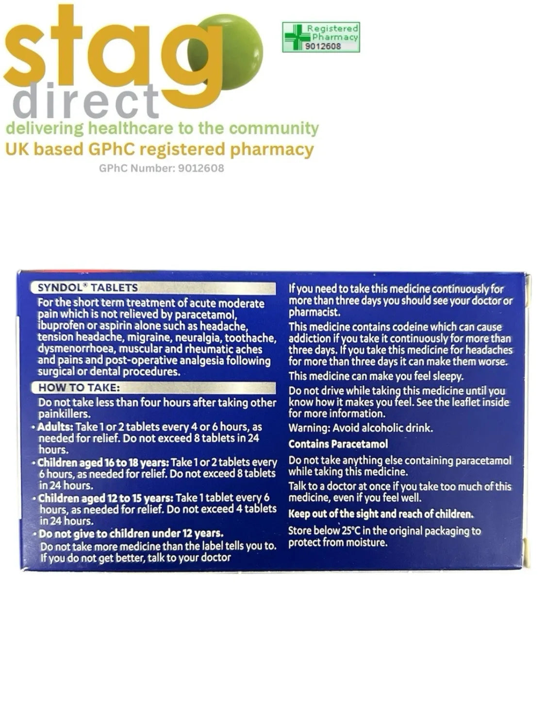 Syndol 10 Tablets (P)