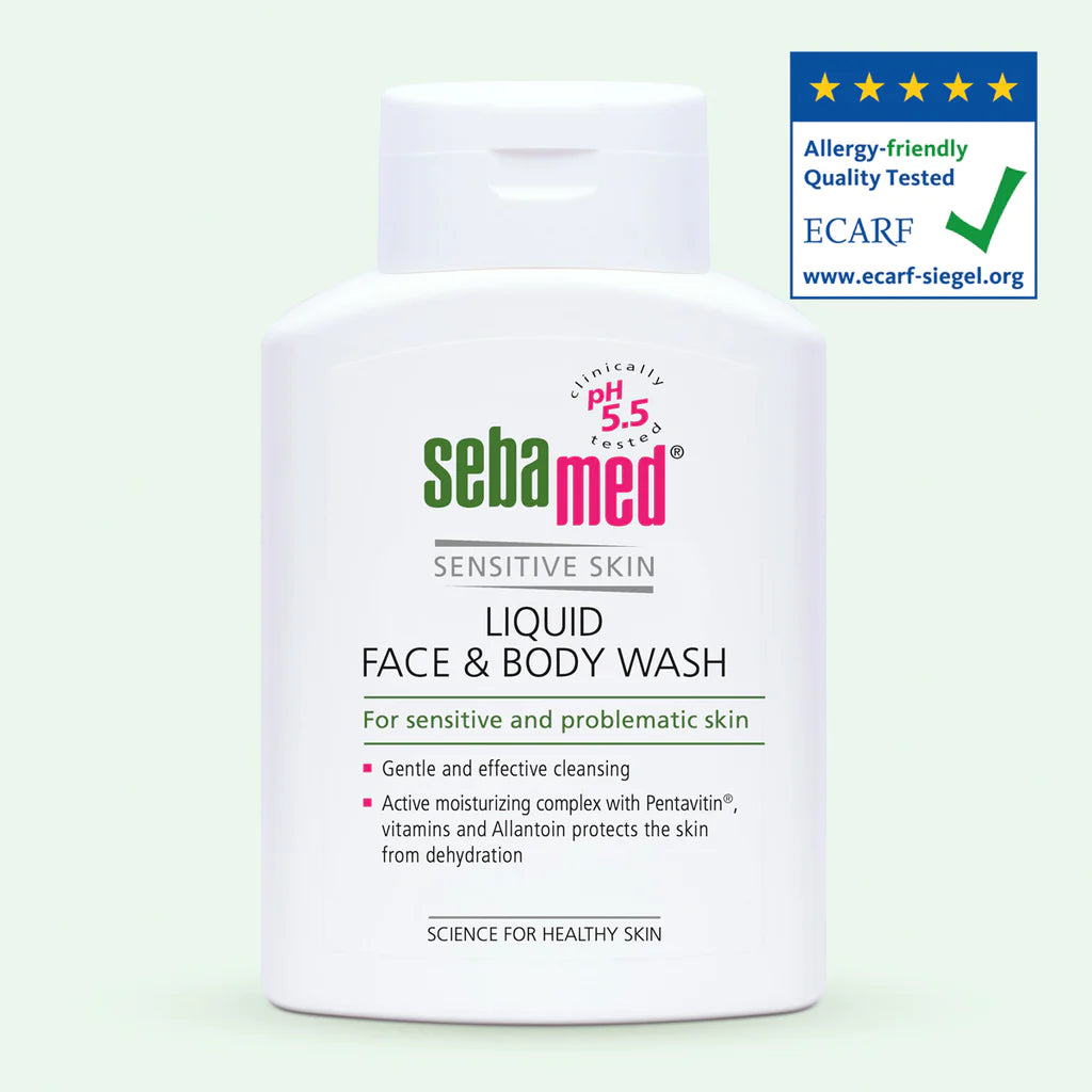 Sebamed Liquid Face & Body Wash, 200 ml