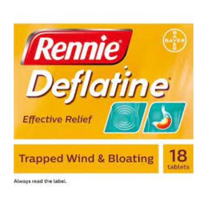 Rennie Deflatine 18 Tablets