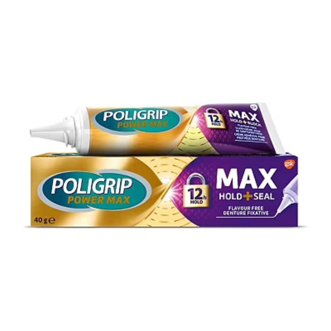 Poligrip Max Seal Denture Adhesive 40G (D)