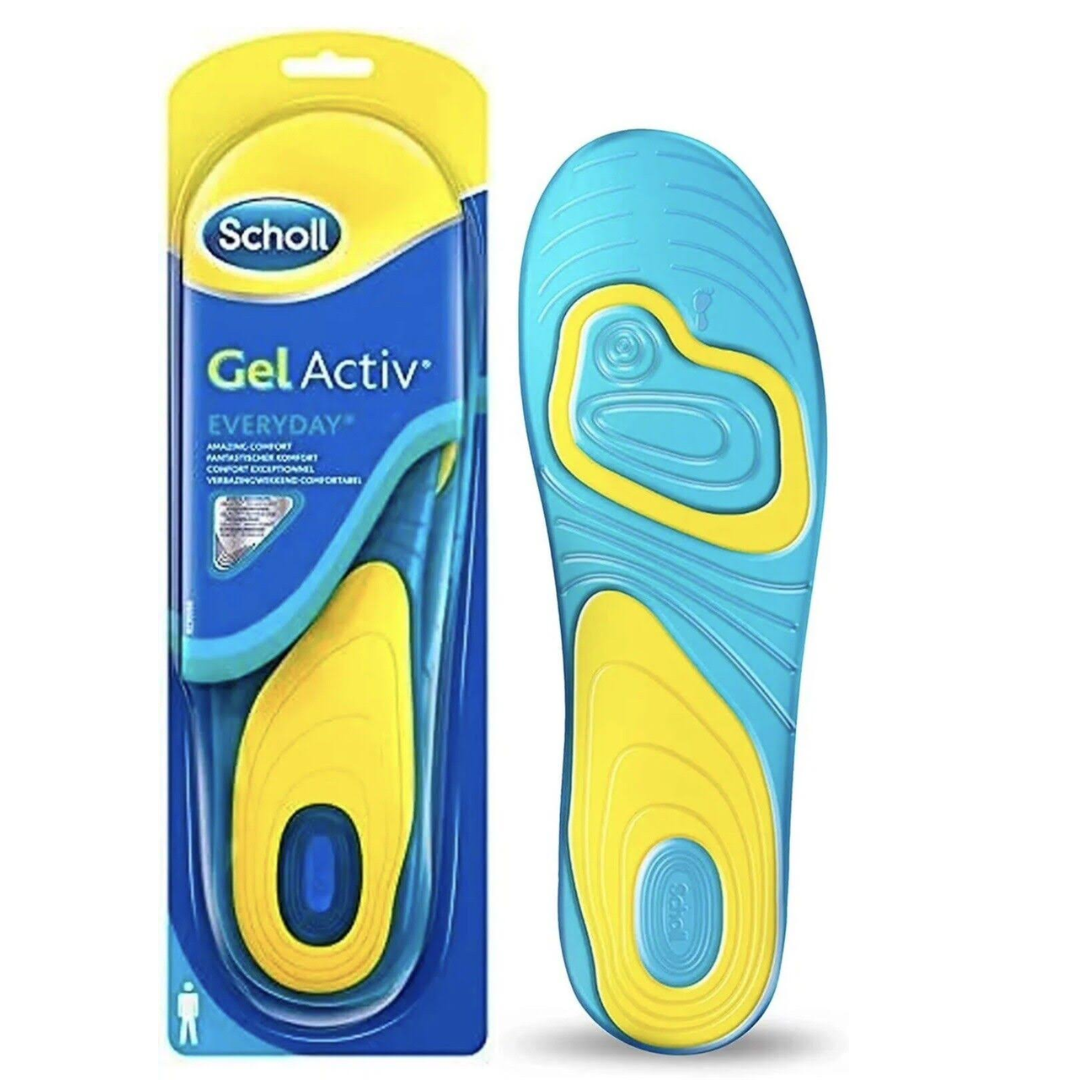Scholl Gel Everyday Insoles - Men - size 7 - 12