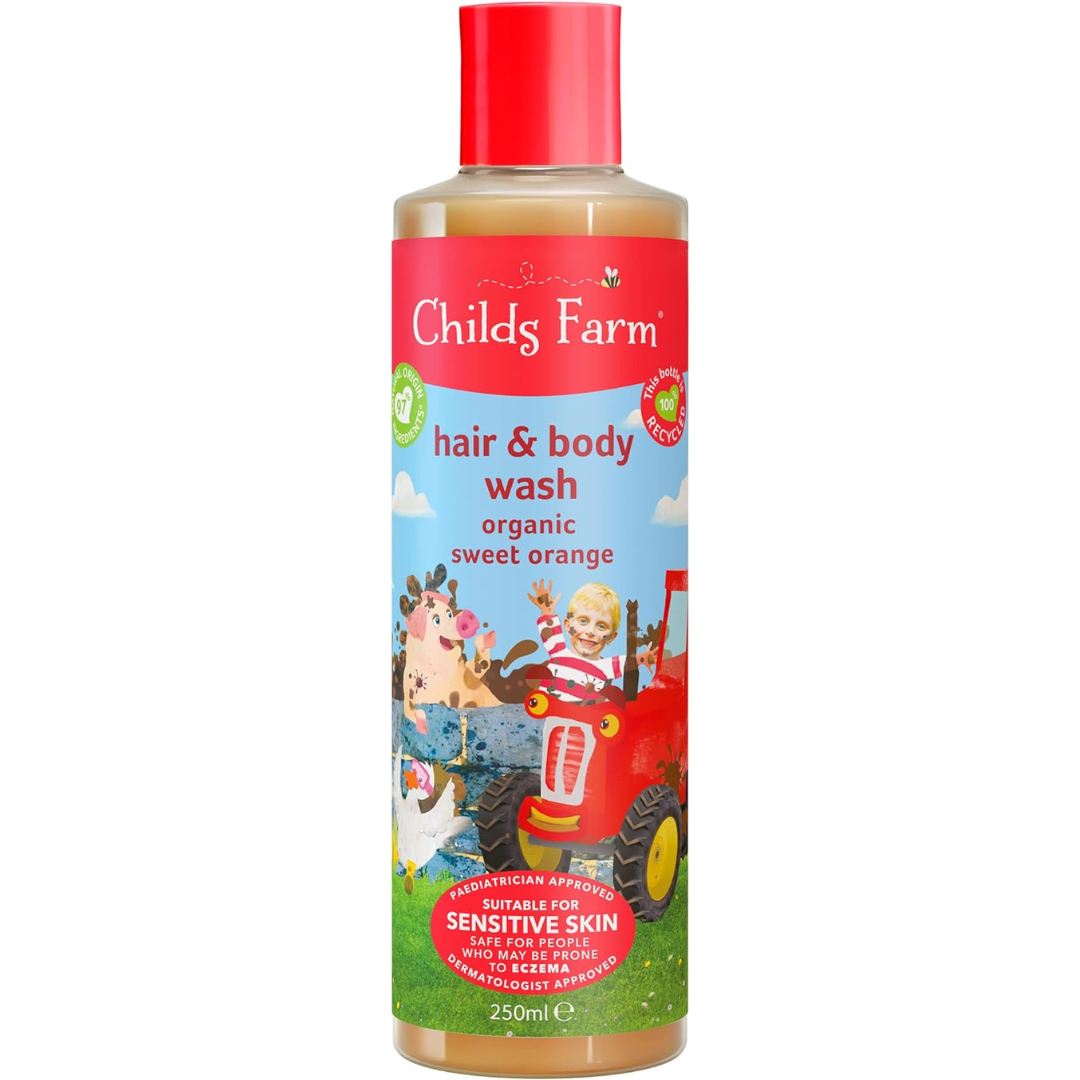 Childs Farm Organic Sweet Orange Kids Hair & Body Wash 250ml (T)