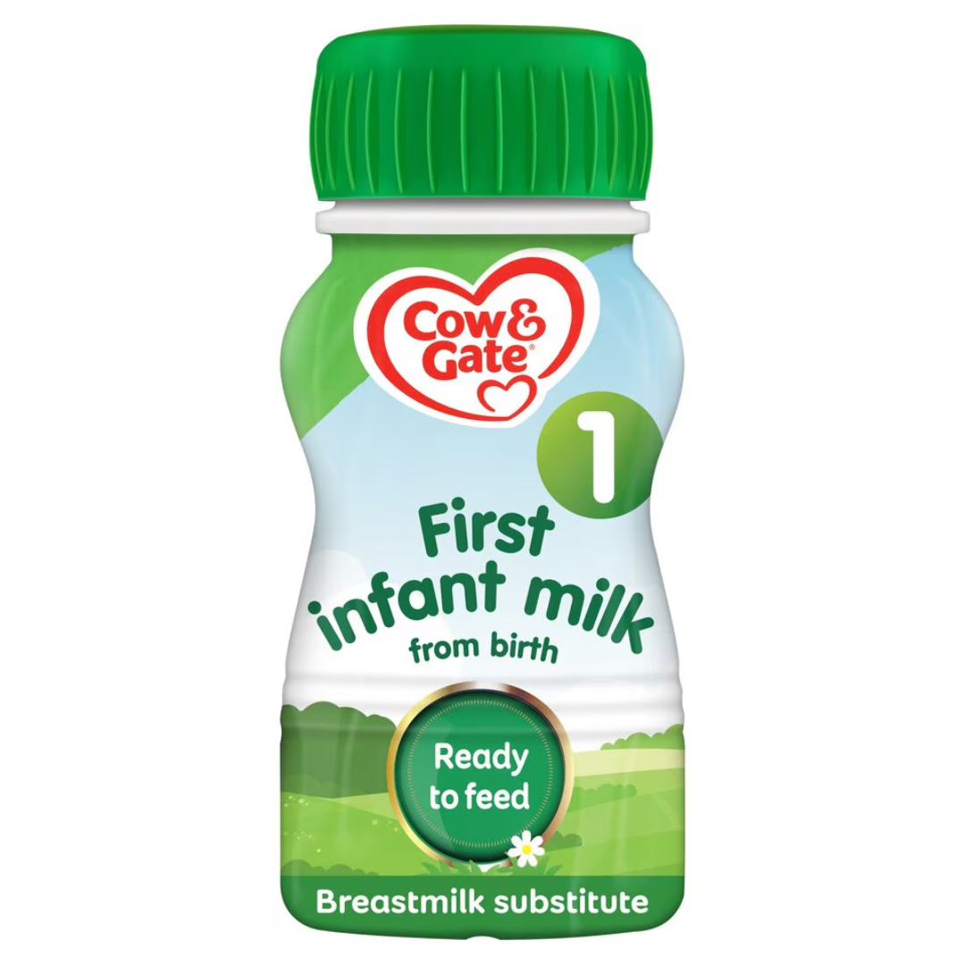 Cow & Gate 1 First Baby Milk Formula Liquid from Birth 200ml (T)