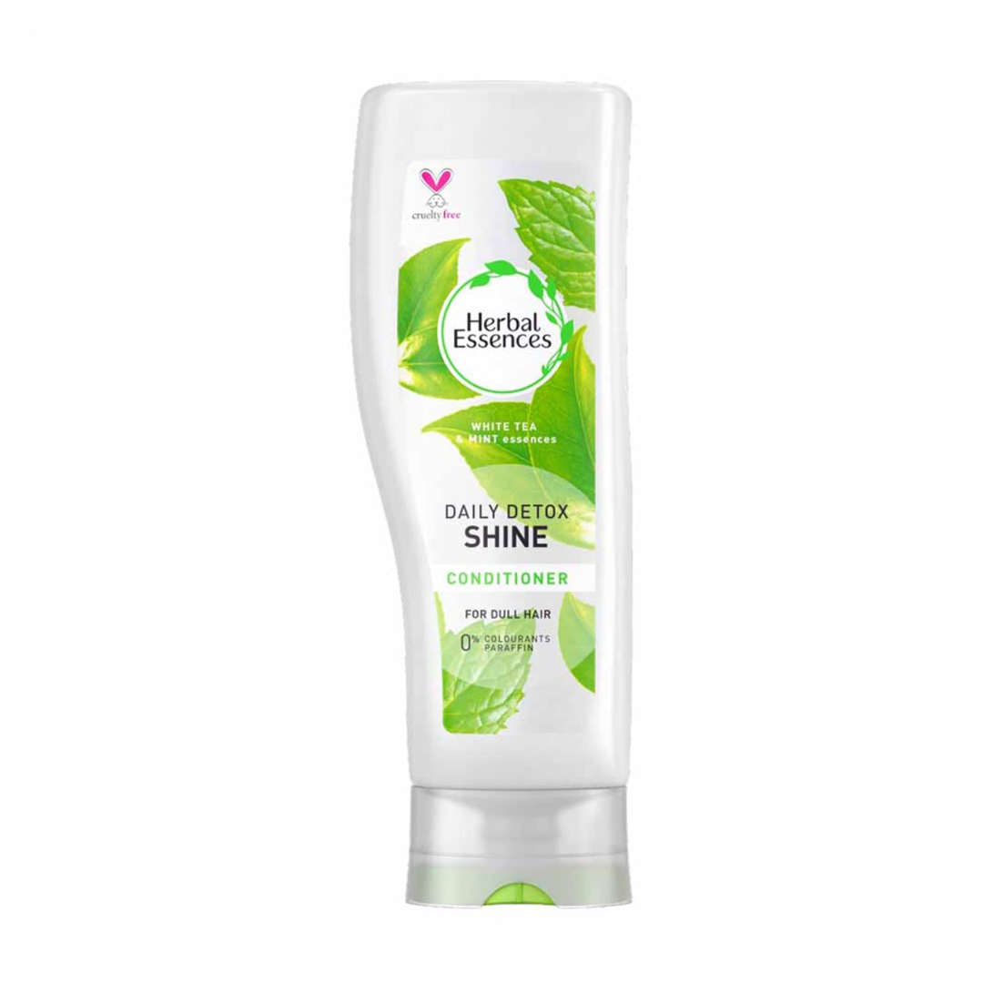Herbal Essences Daily Detox Shine White Tea & mint Conditioner 400ml (T)