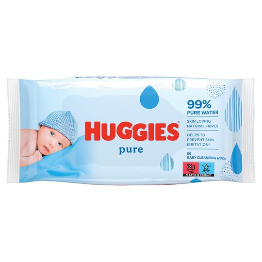 Huggies Pure Baby Wipes Pure 56