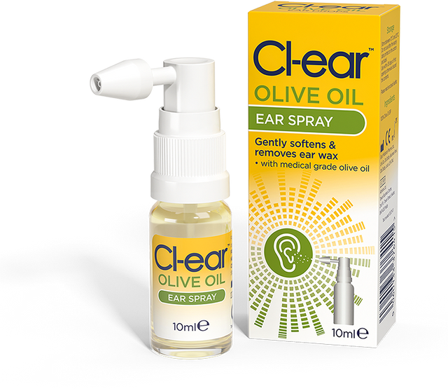 Clear Olive Oil Ear Spray 10ml