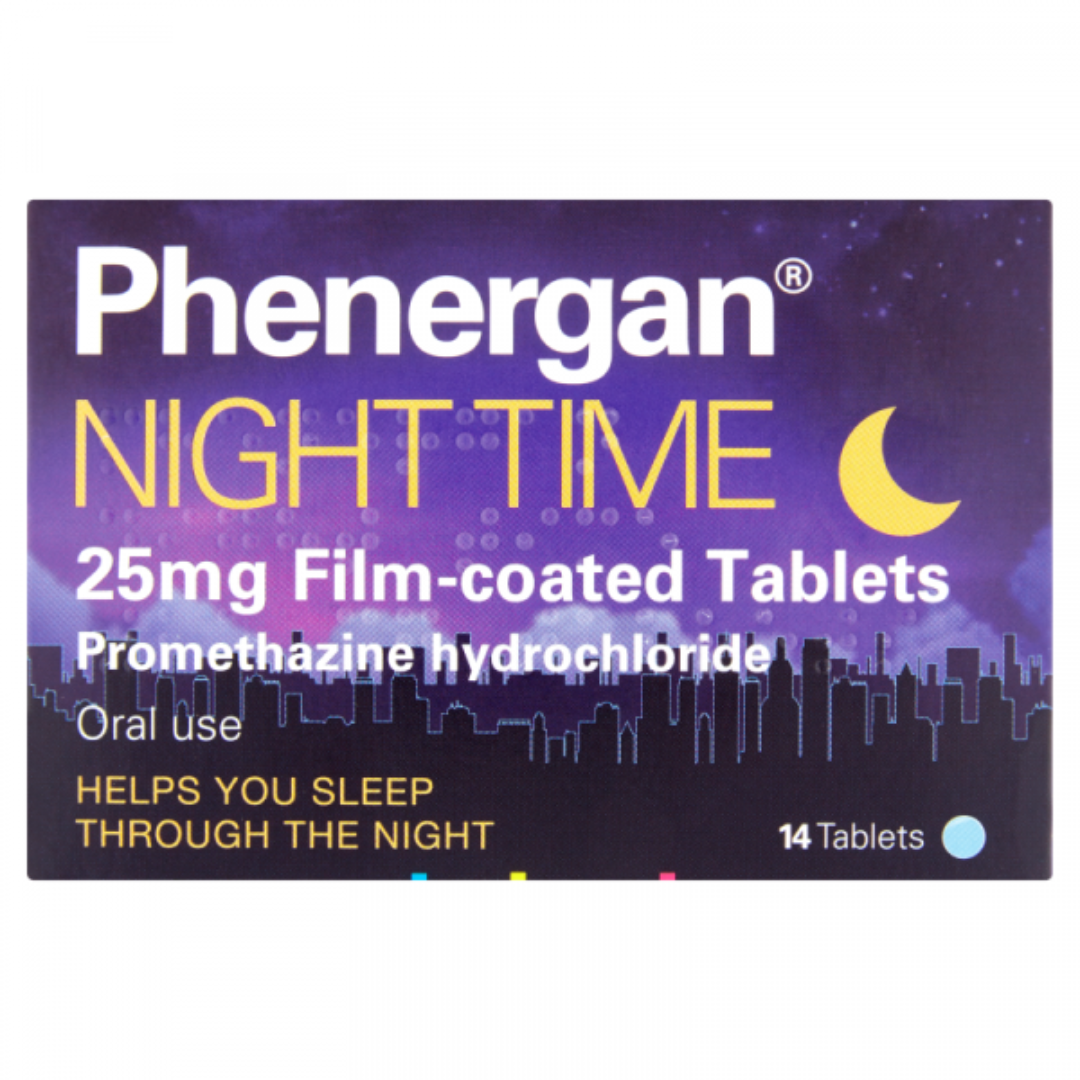 Phenergan Tablets Night Time 25mg filmcoated Tablets