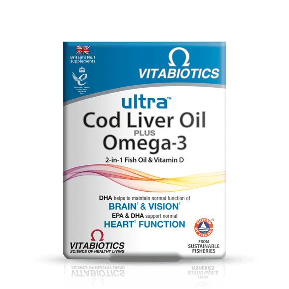 Vitabiotics Ultra Cod Liver Oil - 60 Capsules