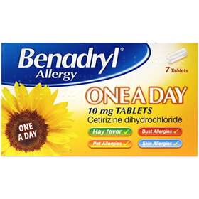 Benadryl Allergy One A Day 10mg Tablets 7