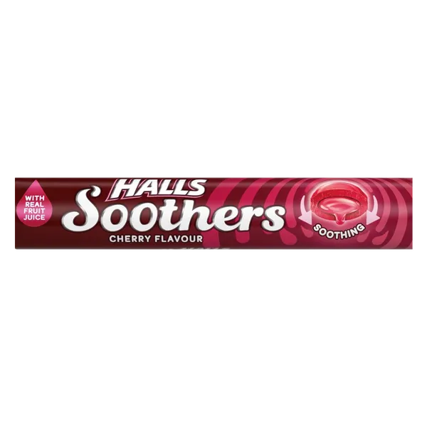 Halls Soothers Cherry Lozenge x10 45g