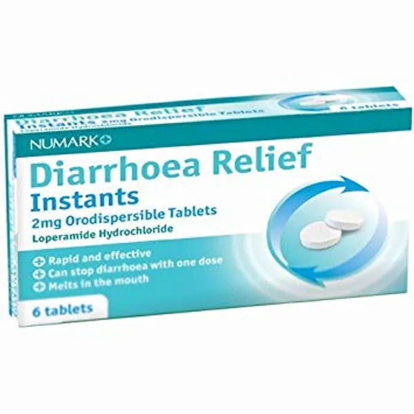 Numark Diarrhoea Relief Instants Tablets Pack of 6 Diarrhoea Relief