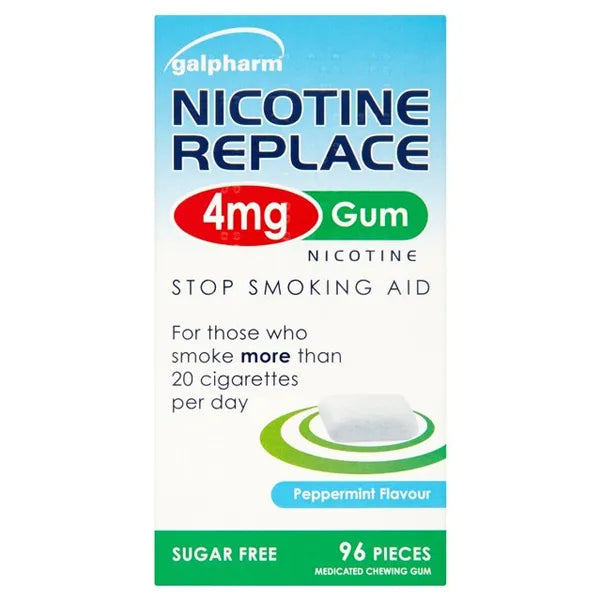 Galpharm Nicotine Replace 4mg Gum X96