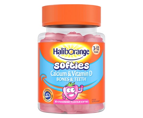 Haliborange Calcium & Vitamin D Strawberry Softies - 30 Strawberry