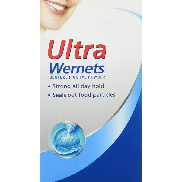 Wernets Ultra Denture Fixative Powder 40g Pack