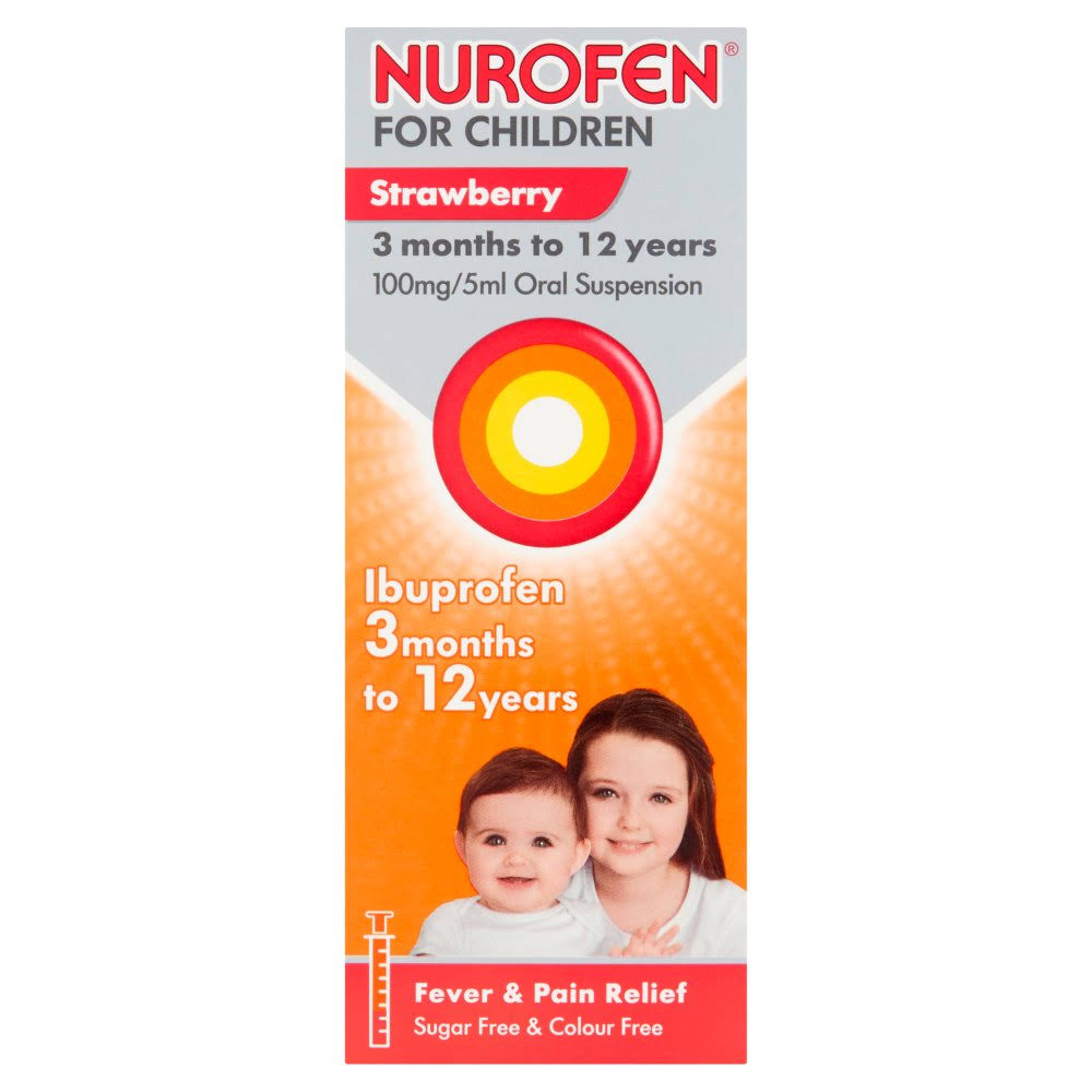 Nurofen for Children 3 months to 9 years Strawberry - 100ml
