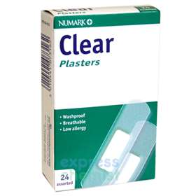 Numark Plasters Asst Clear 24