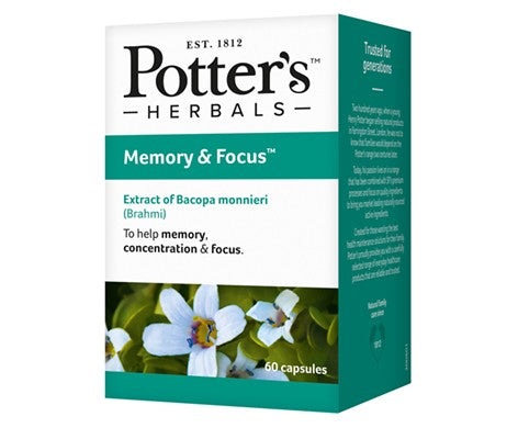 Potter's Memory & Focus - 60 Capsules
