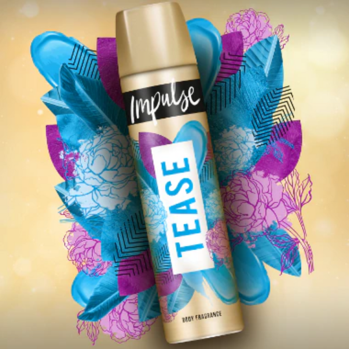 Impulse Tease Body Spray Deodorant 75ml