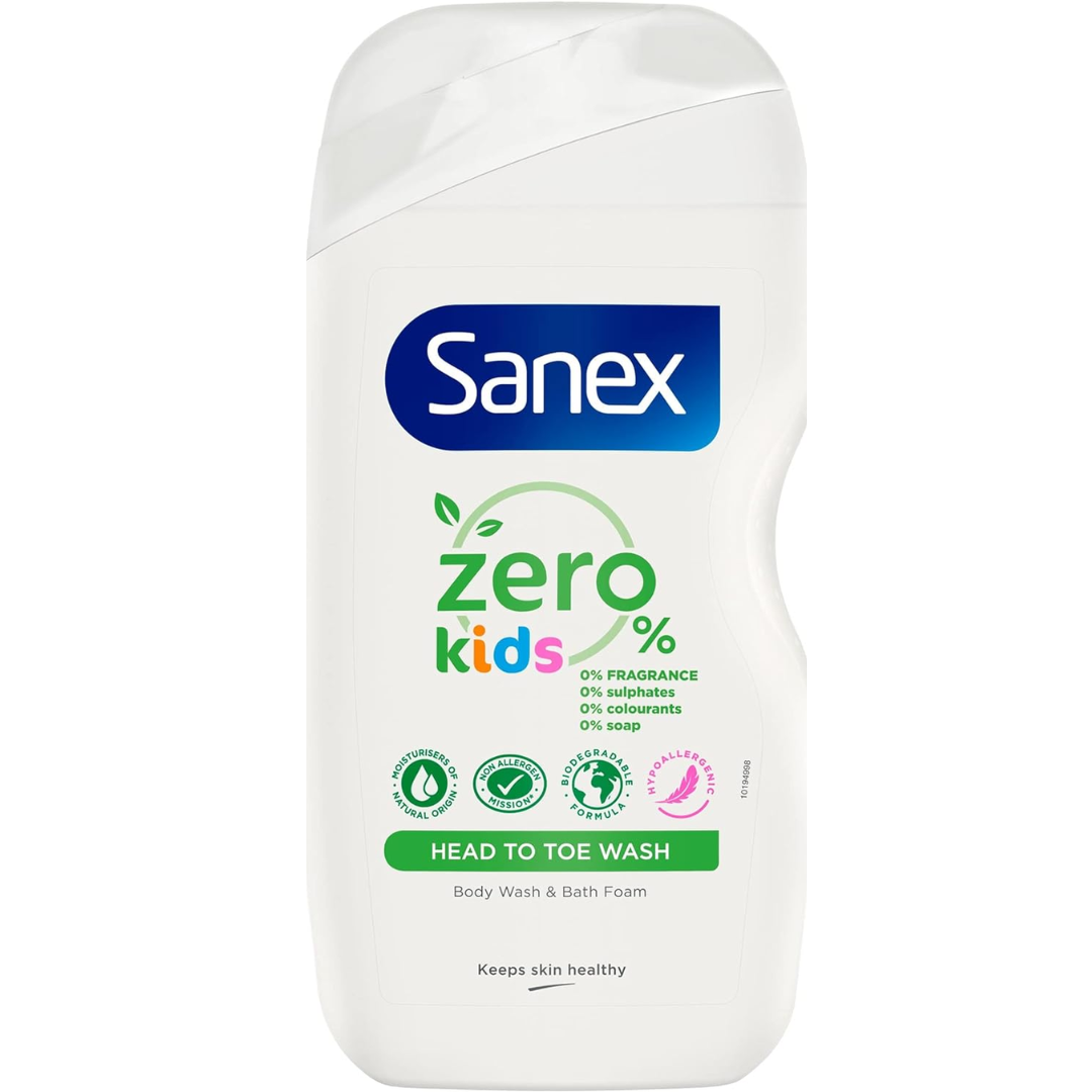 Sanex Bath Foam Zero% Kids 450ml