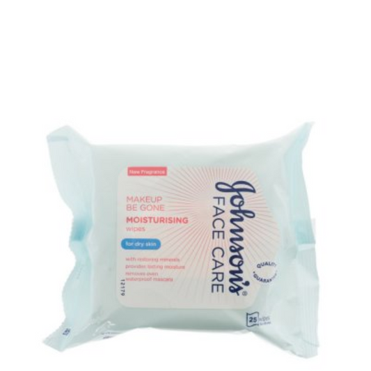 Johnsons Face Care Wipes Moisturising (25s) (N)