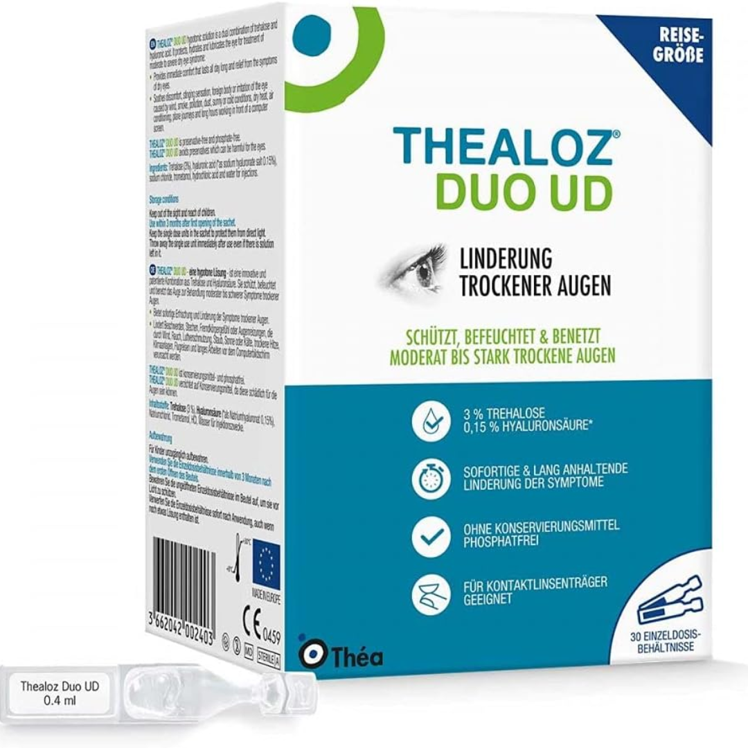 Thealoz Duo Ud Single Dose Pipettes Pack of 30
