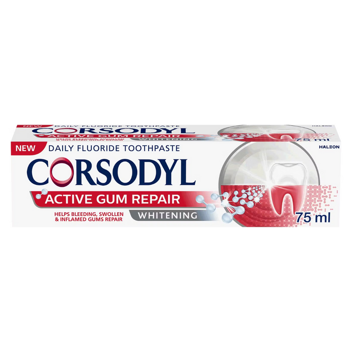 Corsodyl Active Gum Repair Toothpaste Whitening 75ML