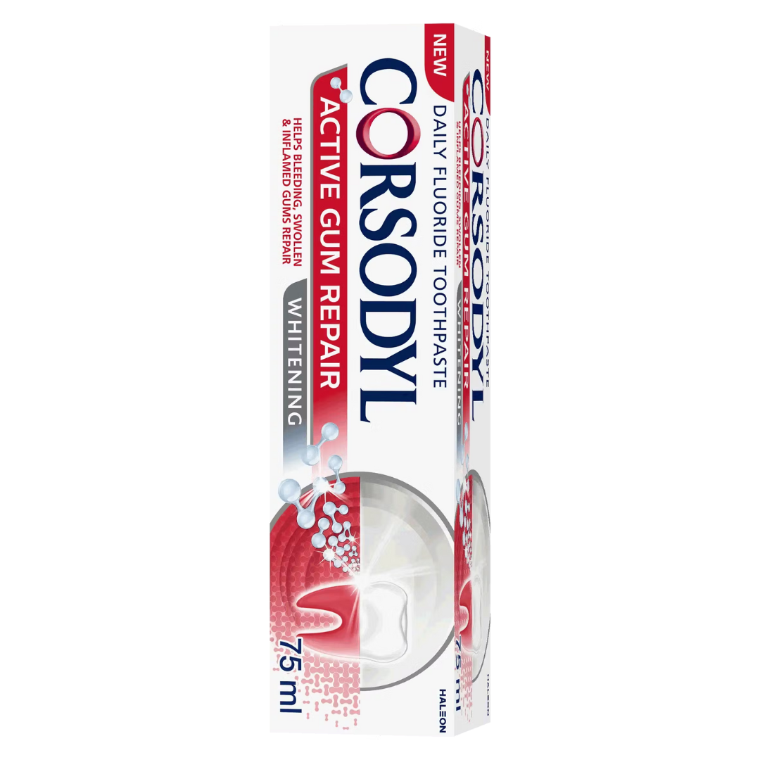 Corsodyl Active Gum Repair Toothpaste Whitening 