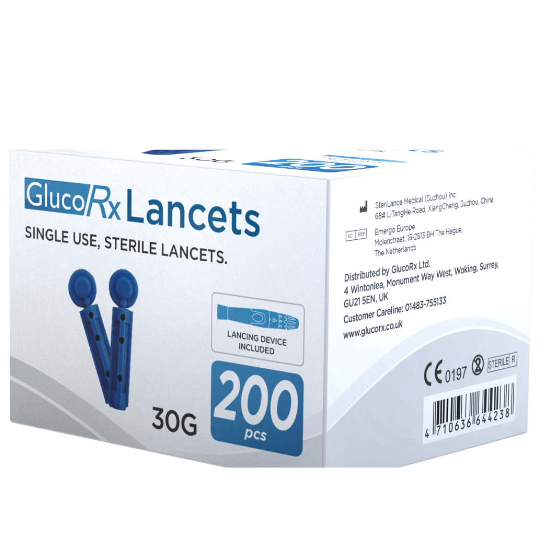 GlucoRx Lancets Pack of 200 