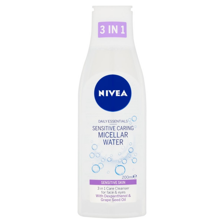 Nivea Daily Essentials 3 In 1 Sensitive Caring Micellar Water, 200ml