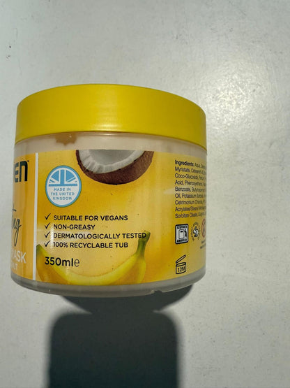 Enliven Dry Hair hydrating( Banana and Coconut 3 in 1 Hair Mask 350ml)