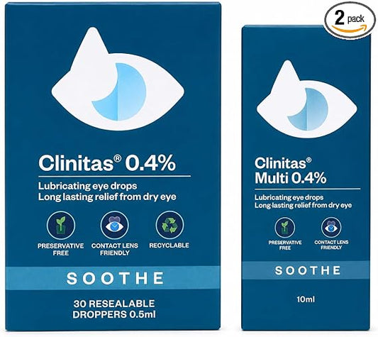 Clinitas 0.4% sodium hyaluronate 30 x 0.5ml droppers (A)