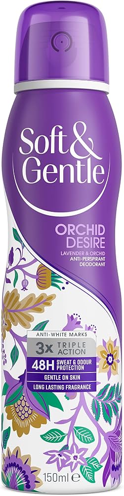 Soft & Gentle Orchid Desire Anti-Perspirant Deodorant Spray 150ml