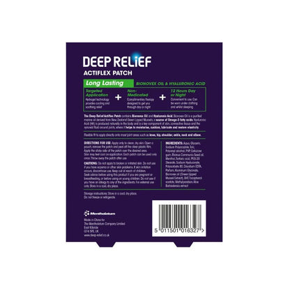 Deep Relief Actiflex Patch 4 Pack (N)
