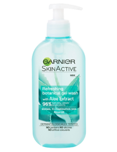 Garnier Natural Aloe Extract Gel Wash Normal Skin, 200 ml (N)