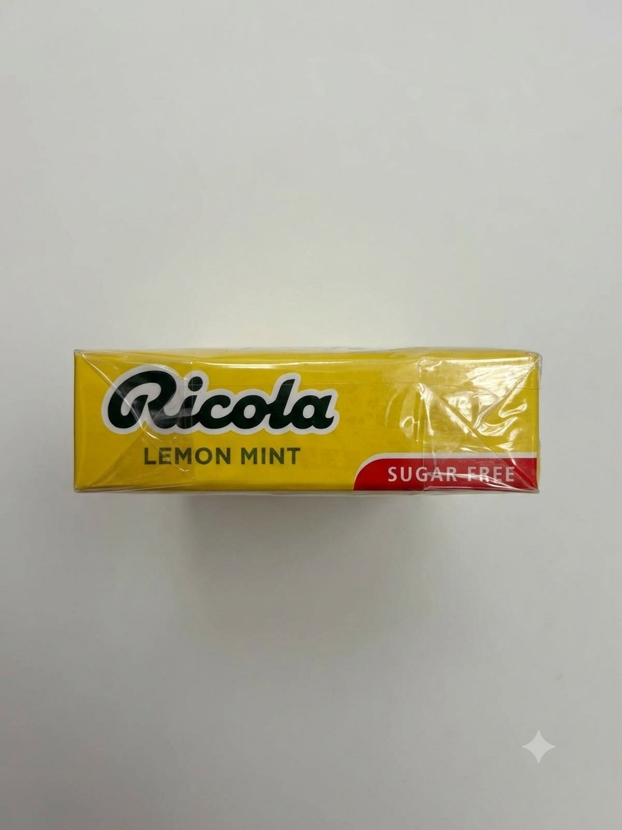 Ricola Lemon Mint Sugar Free Swiss Herbs 45g