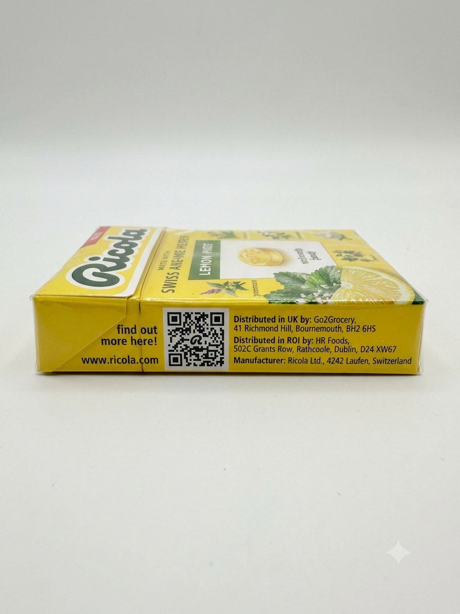 Ricola Lemon Mint Sugar Free Swiss Herbs 45g