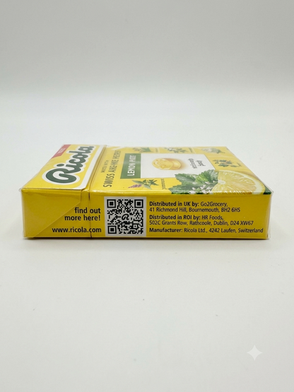 Ricola Lemon Mint Sugar Free Swiss Herbs 45g