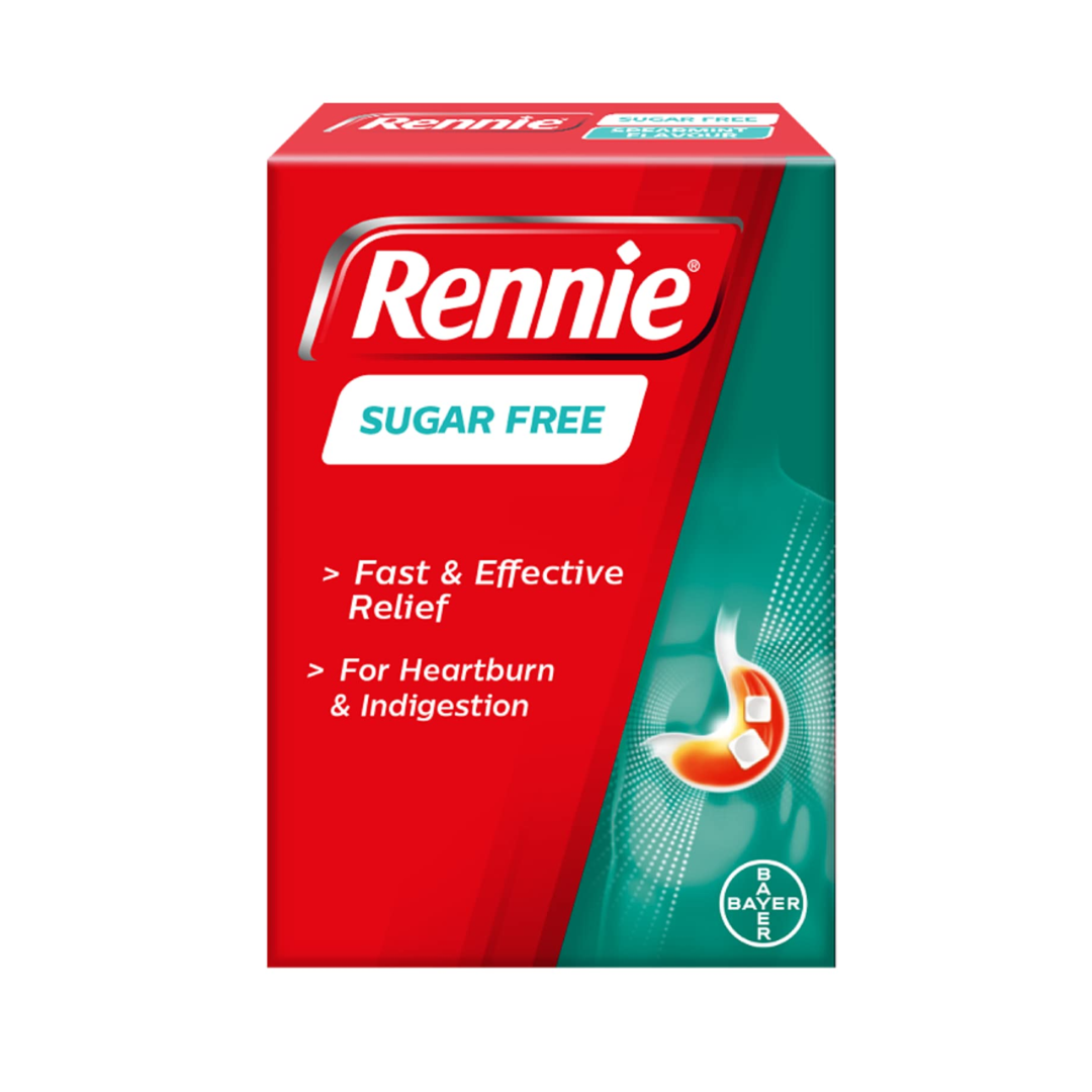 Rennie Spearmint Sugar Free 36 cps 