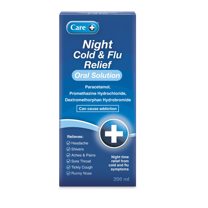 Care Night Cold & Flu Relief Oral Solution 