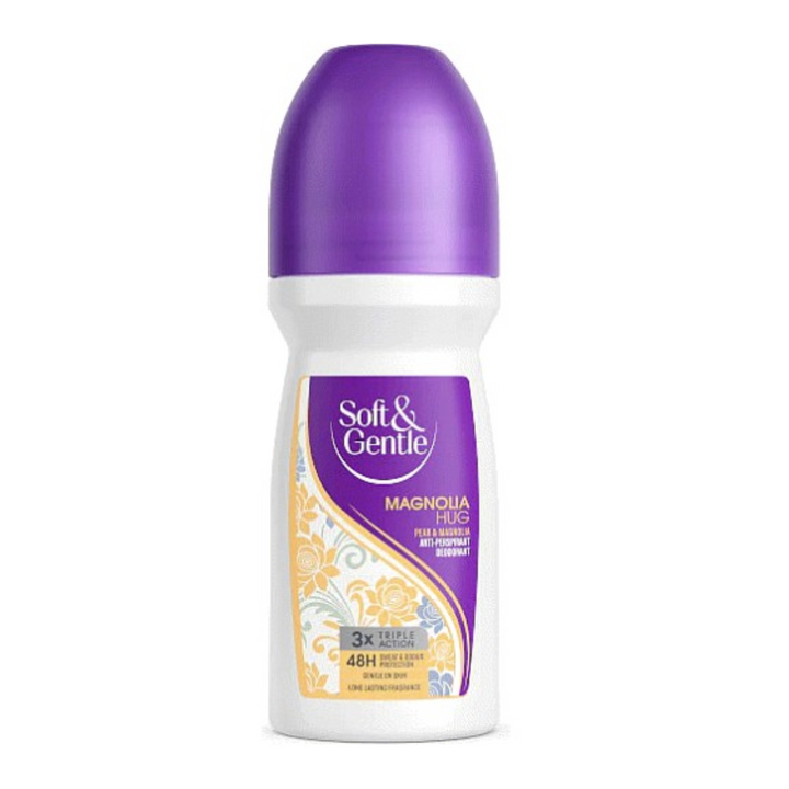Soft & Gentle Magnolia Hug Anti-Perspirant Roll On 50ml 