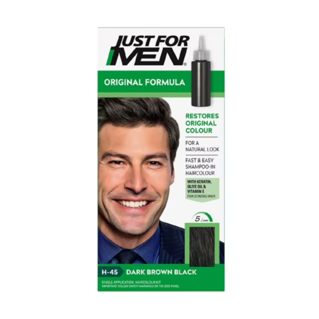Just For Men Hair Colourant, Natural Dark Brown Black