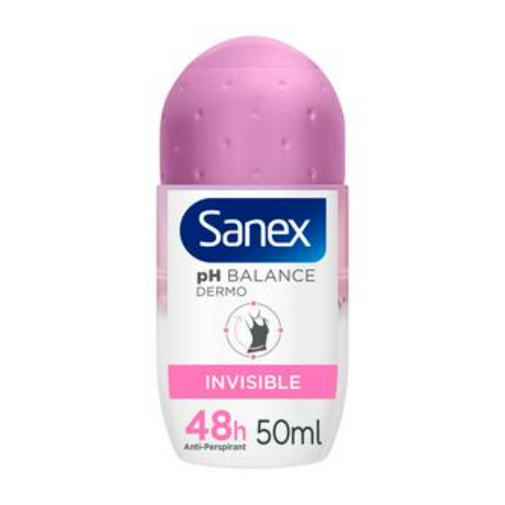 Sanex Dermo Invisible Dry Antiperspirant Roll On Deodorant 50ml