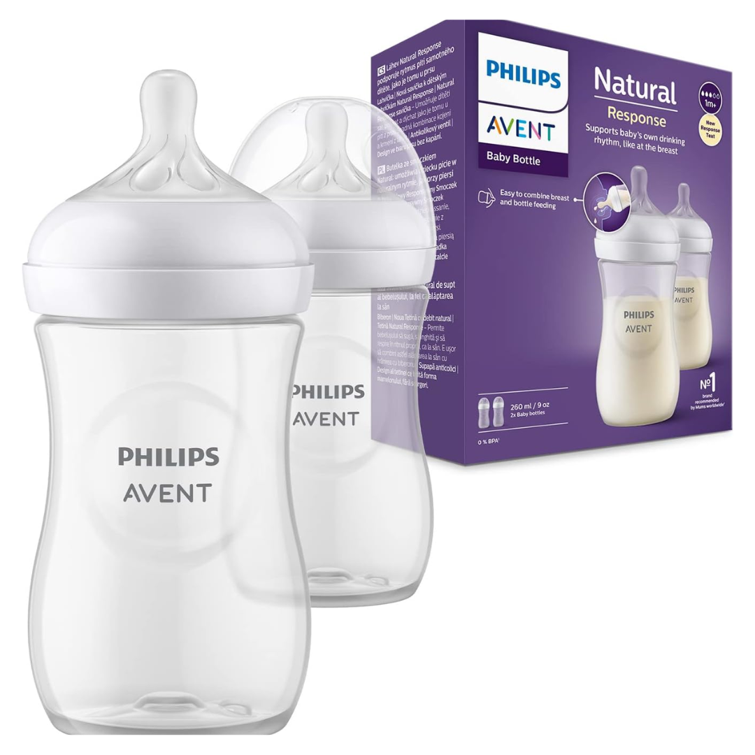 Philips Avent Natural Response Baby Bottle 2 x 260ml