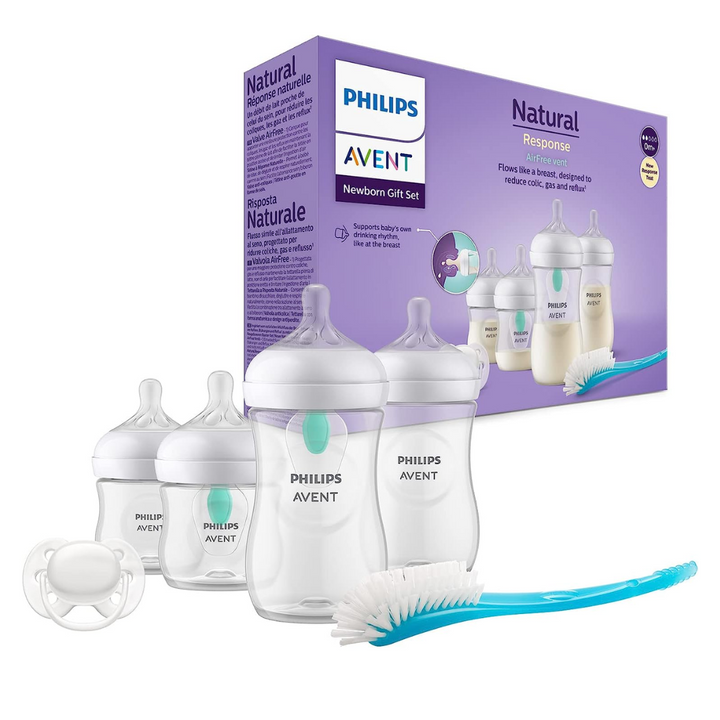 Philips Avent AirFree Vent Baby Bottle Newborn Gift Set 4