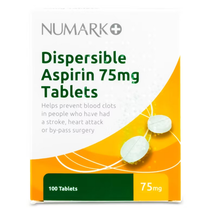 Numark Dispersible Aspirin Tablets 75mg 