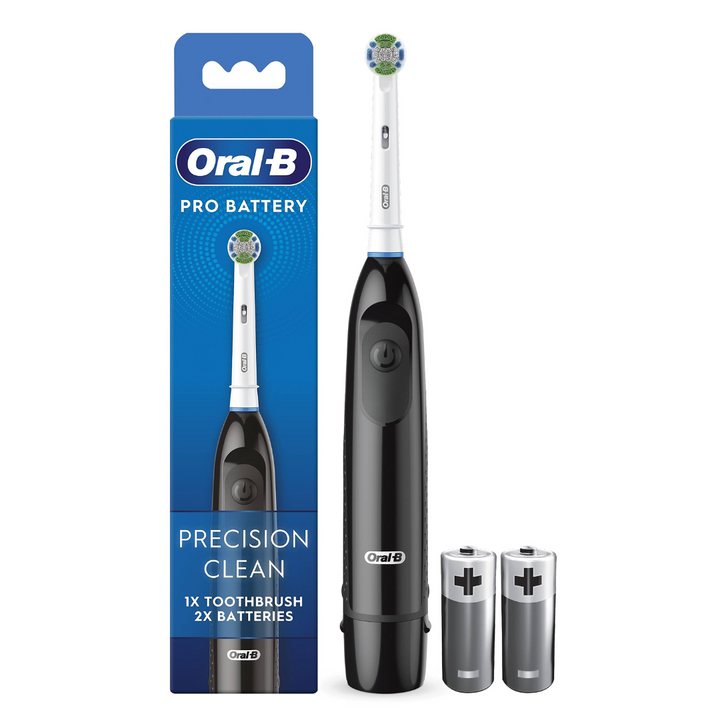 Oral-B Pro Battery Toothbrush With 2 Batteries - Black 