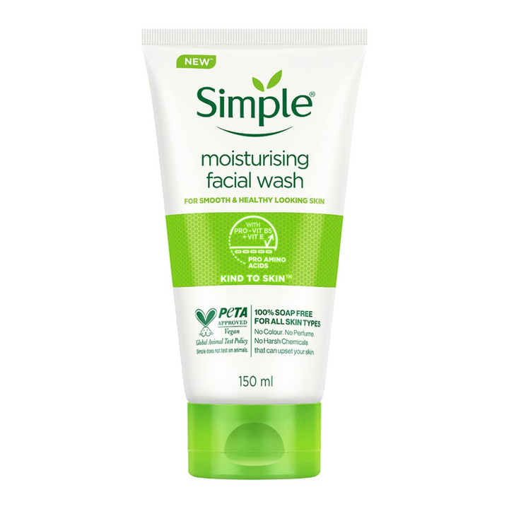 Simple Moisturising Foaming Facial Wash 150ml