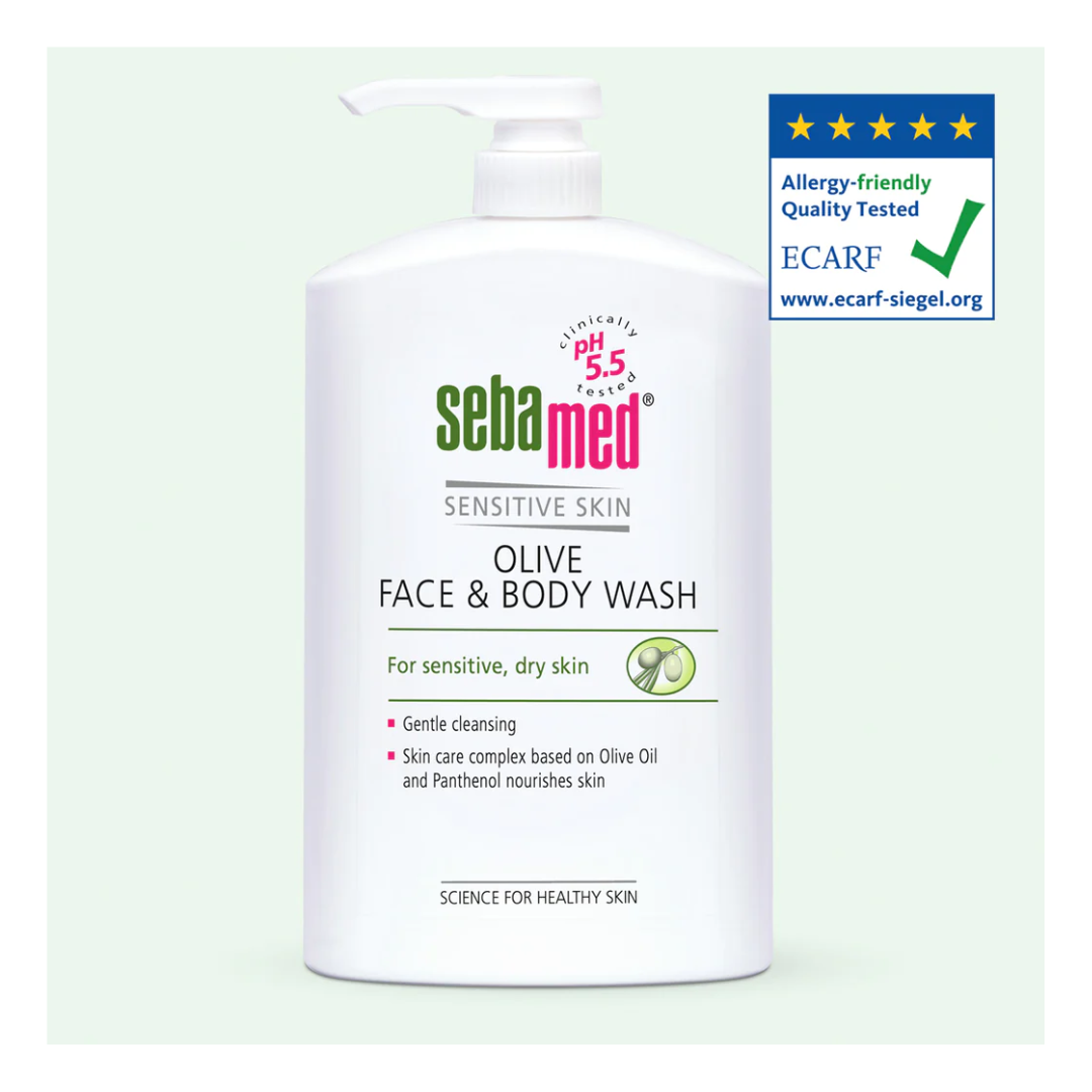 Sebamed Olive Face & Body Wash 1L