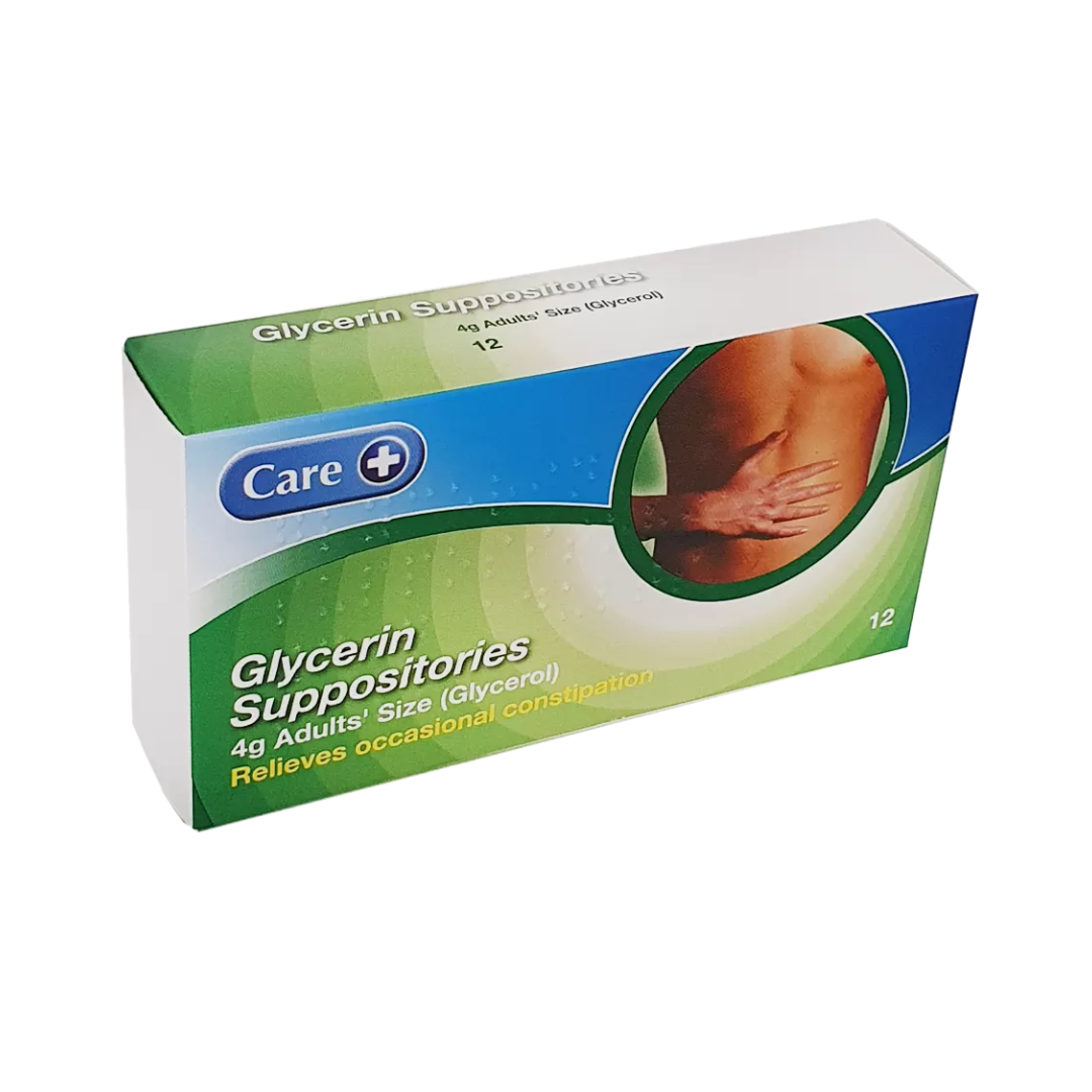 Care Glycerin Suppositories 4g 